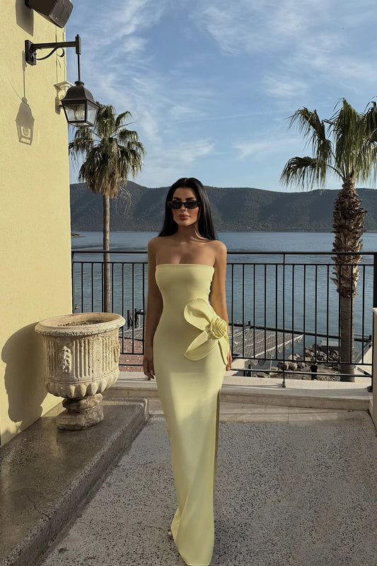 Butter Yellow Maxi Dress