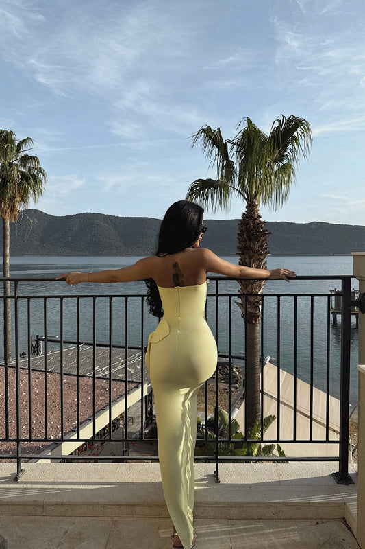 Butter Yellow Maxi Dress